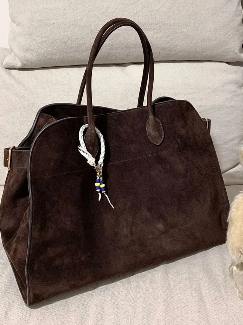 Bolsa Shopper Henna Elegante Couro Vegano Espaçosa - Perfeita para o Dia a Dia