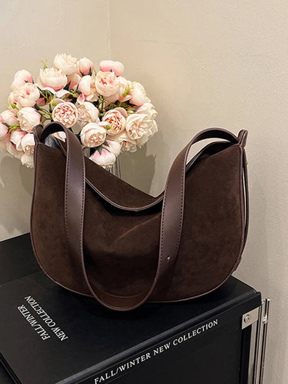 Bolsa Lily Tiracolo de Camurça Sintética Premium: Estilo Chique, Versátil e Confortável