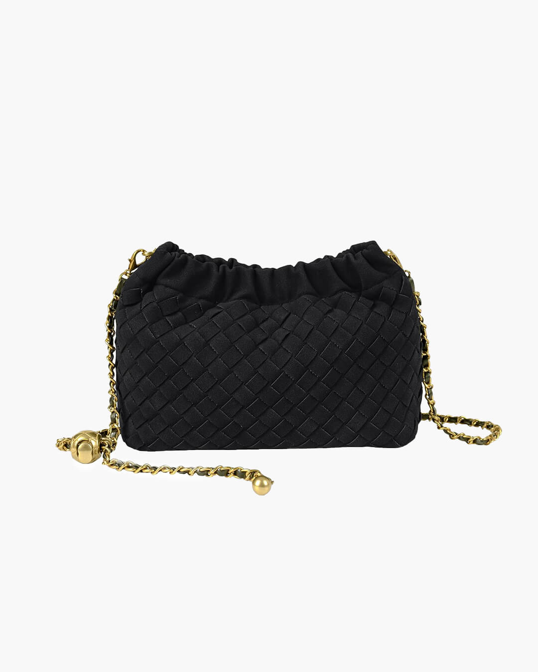 Bolsa Phoebe Transversal Elegante Camurça Vegana Tecida Design Moderno Versátil Leve