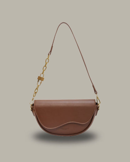 Bolsa Feminina de Couro Transversal Moderna e Alça Ajustável