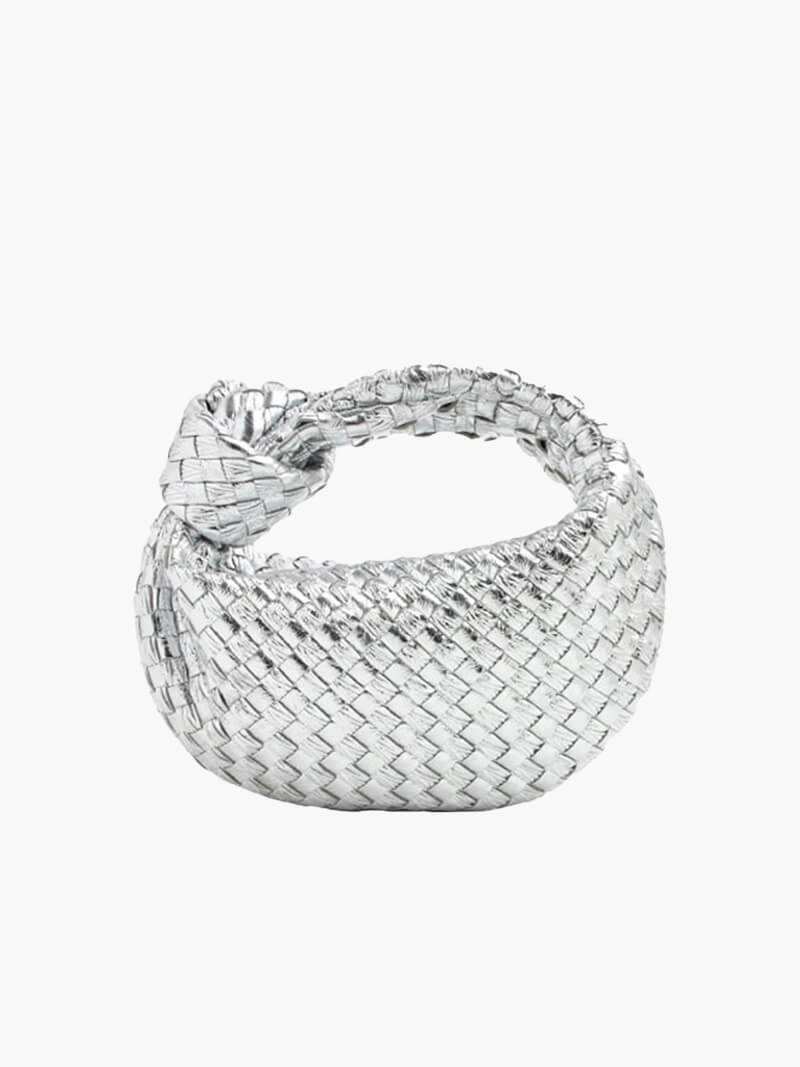 Bolsa Mini Trançada Vegana SOERA Elegante Diária Compacta com Alça Ajustável